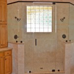 Frameless Shower with Header 2